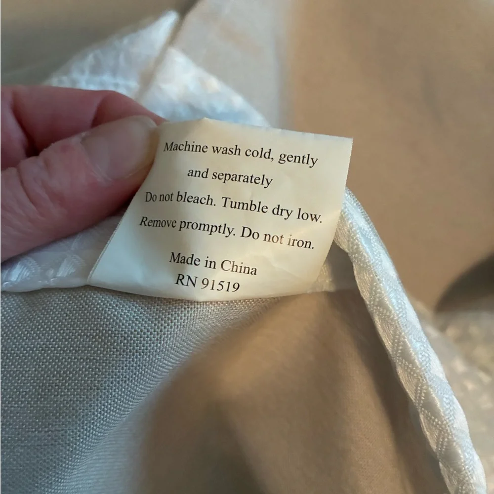 Madison Park Taupe and White Shower Curtain